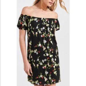 Urban outfitters kimchi blue embroidered dress